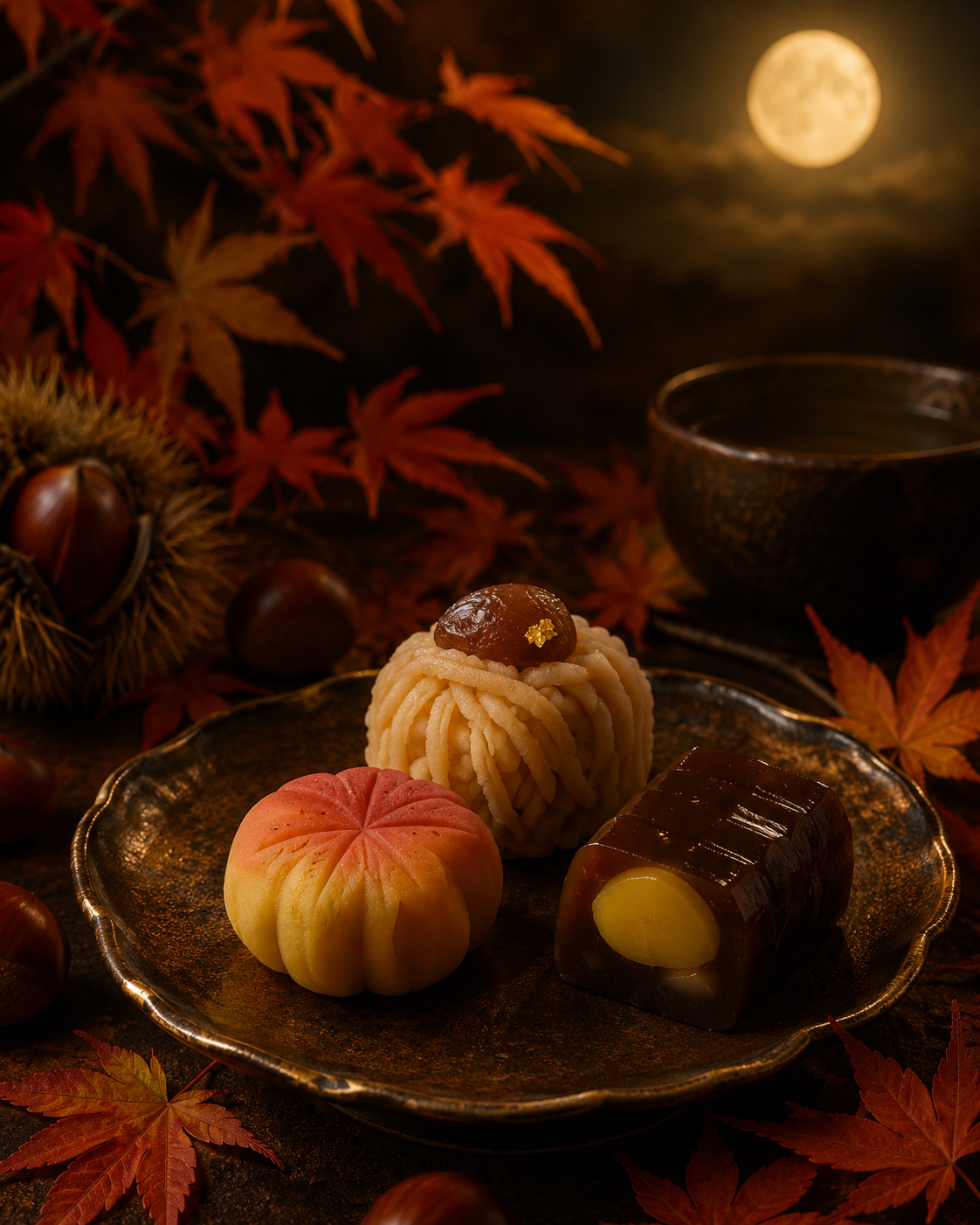 秋の栗菓子